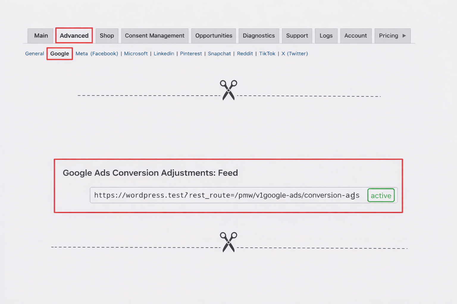 Accept customer data terms