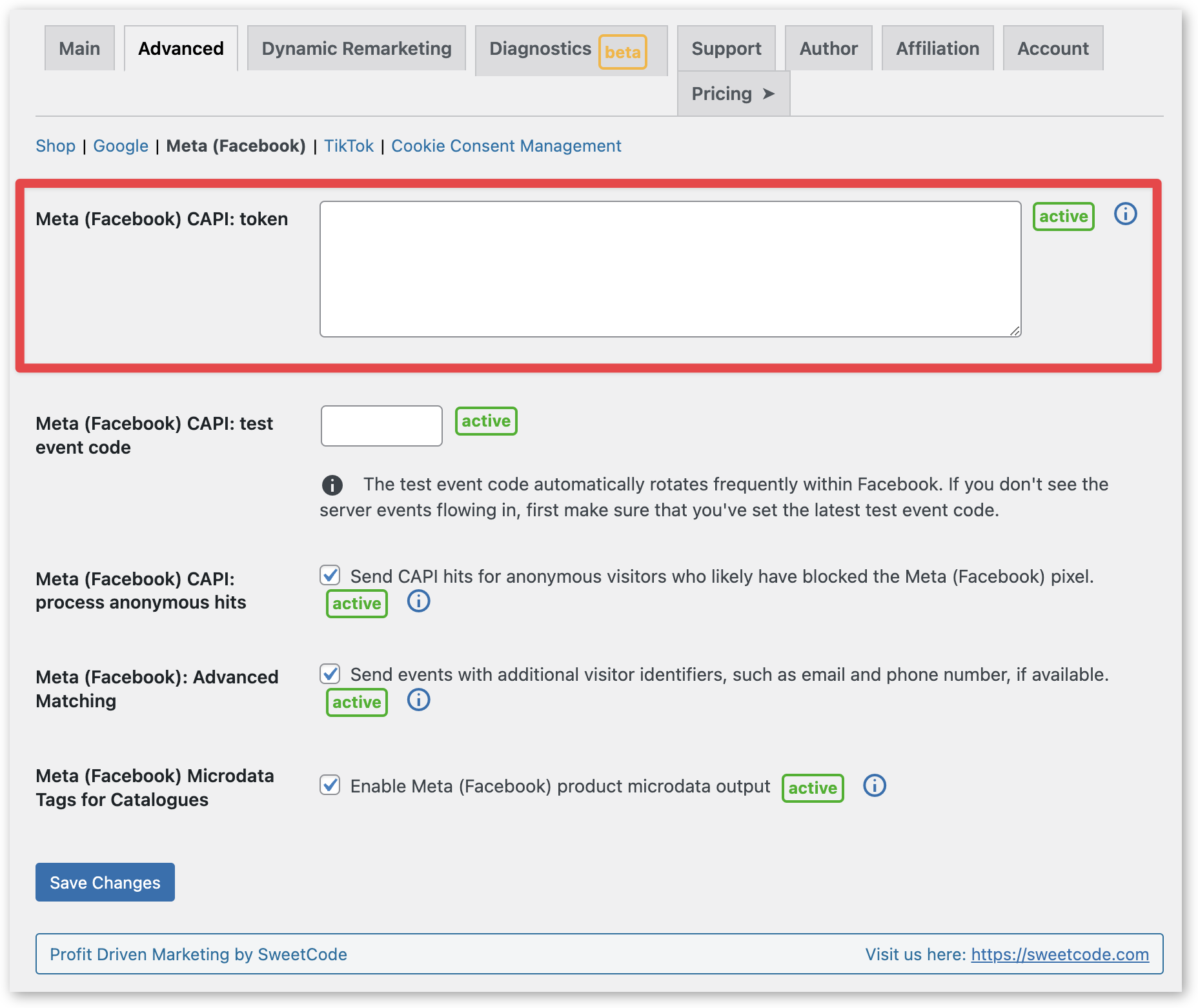 Adding the CAPI token to Pixel Manager for WooCommerce